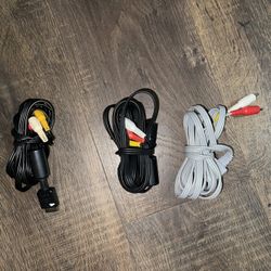 PS2 and we AV cables