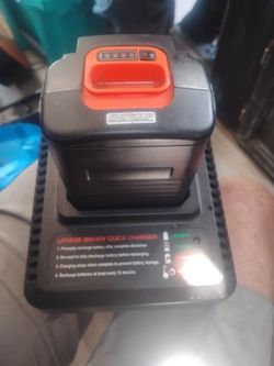 36/40 volt & charger
