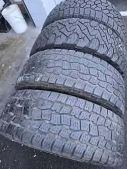 4 used  tires  265/70r17 diferent brand ,but good tires $150.00 all 4
FIRM PRICE, FIRM PRICE 
PLEASE DON'T ASK FOR DICOUNT
POR FAVOR NO PREGUNTE POR D