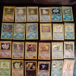 Pokemon cards vintage holo + Japanese + scarlet & violet 151 set very excellent conditions!