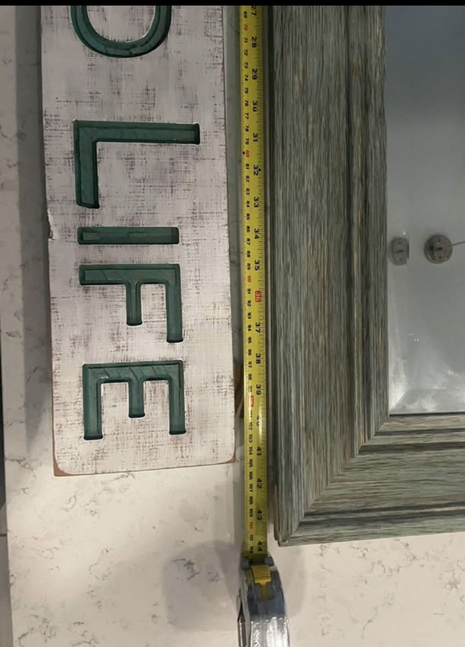 Beach Sign And mirrors
