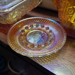 Vintage Carnival Glass Ashtray