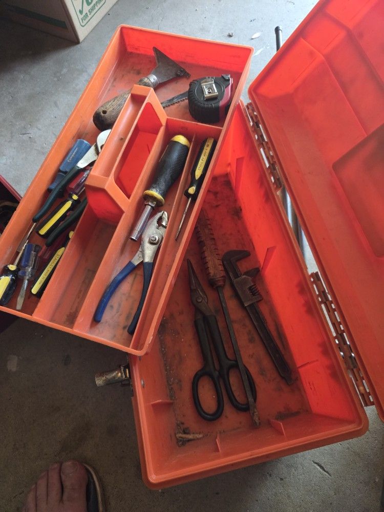 Toolbox With Lots Of Tools 