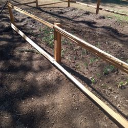 Old Growth Hand Split Cedar Fence Rails