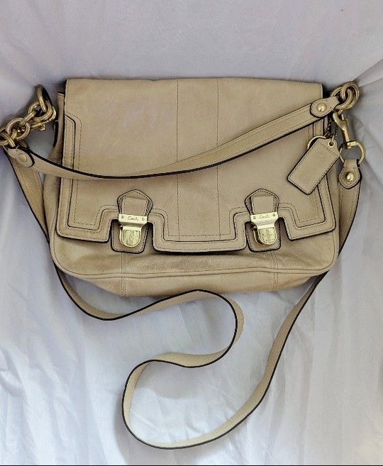 COACH X POPPY vintage leather bag