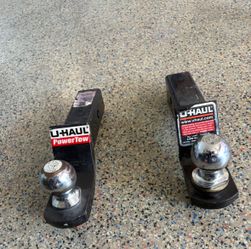 Trailer hitch ball mounts