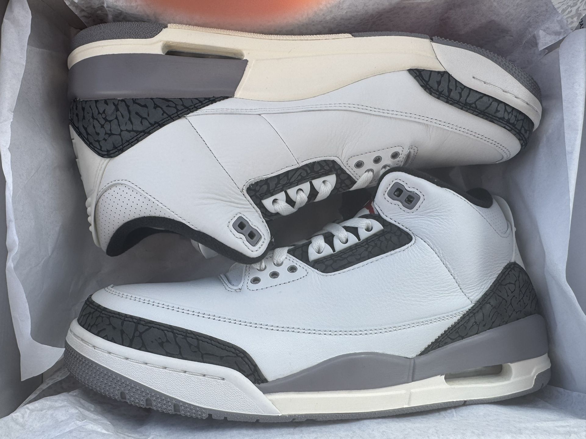 Jordan Retro 3 Grey Cement Size 12.5