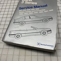 BMW E36 Bently Service Manual