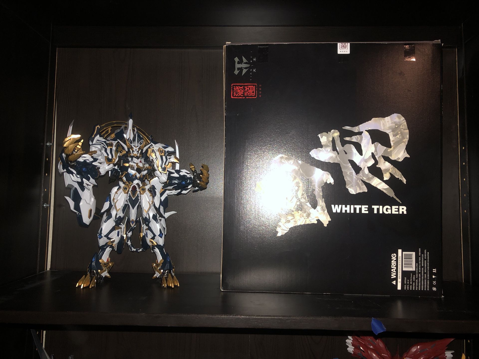 Cangdao Four Holy Beast 1/72 Metal Robot White Tiger Figure