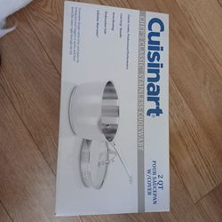 New Cuisinart 2qt pot in box special lid