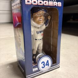 Fernando Valenzuela 2023 Los Angeles Dodgers #34 Bobblehead - NEW in BOX