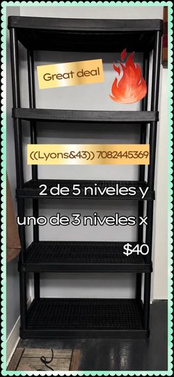 These shelves are in good condition. →