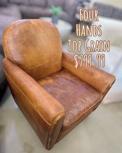 Four Hands Leather Chair