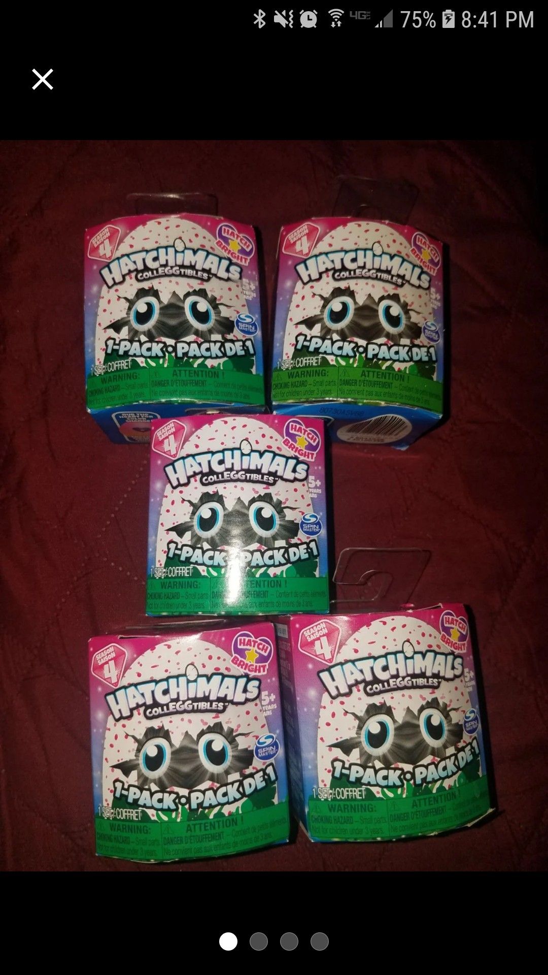 5pcs Hatchimals season 4