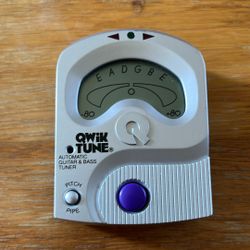 QWIK TUNE automatic, guitar, and bass tuner