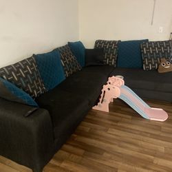 L Shape Couch (great Used Condition) For Pick Up Only