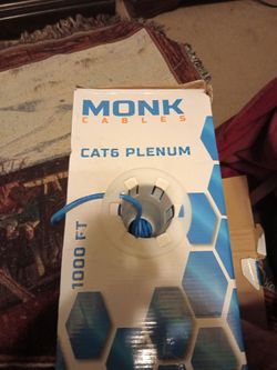 Monk cable cat 6 plenum