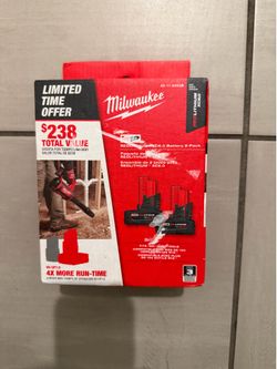 Double pack M12 battery’s