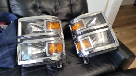 Silverado head lights