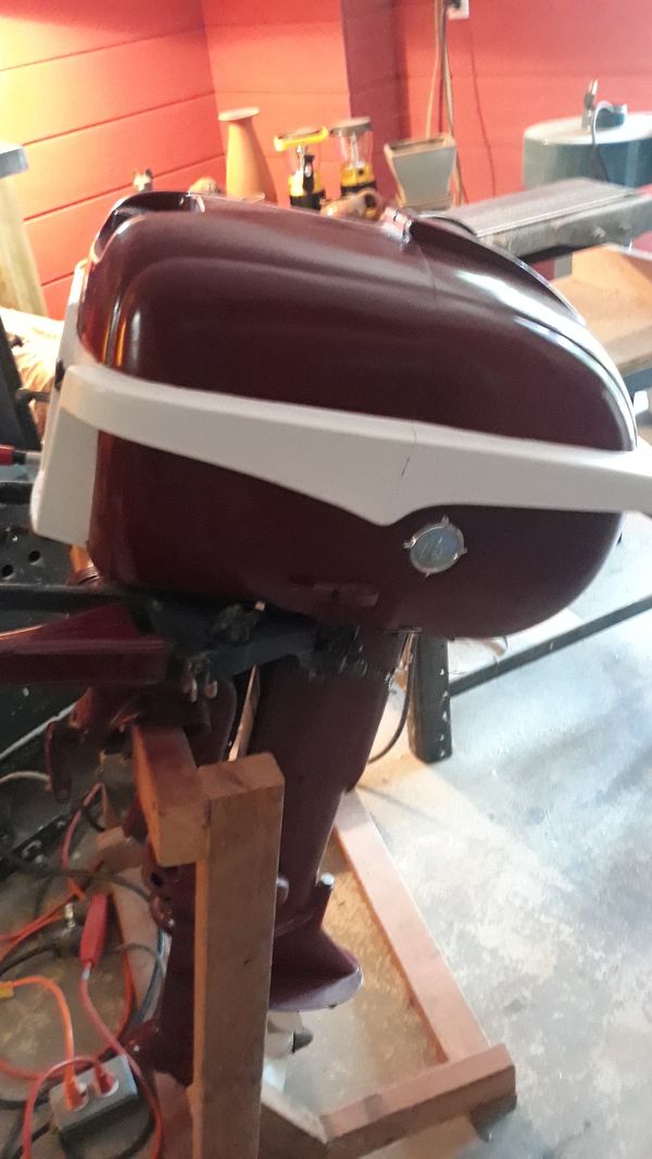 Antique 15 horse Johnson outboard 1956 for Sale in Taunton,