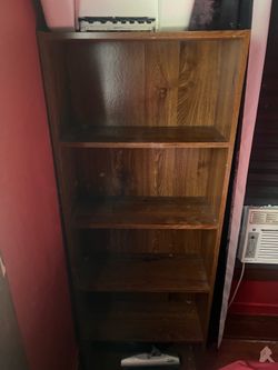 Two identical bookcases