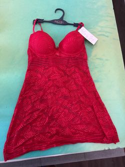 Red Lace Lingerie Babydoll
