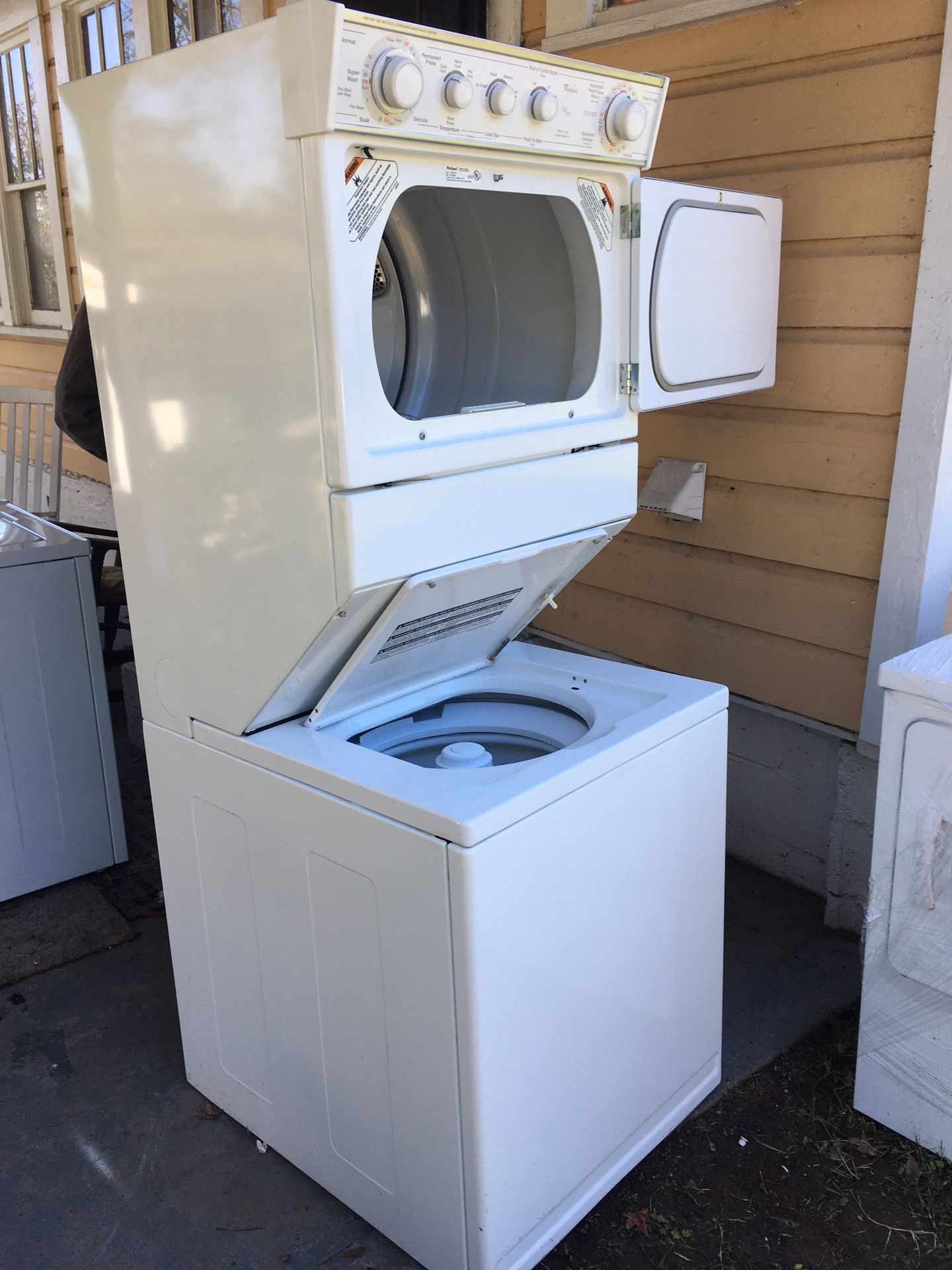 Whirlpool THIN TWIN Stacking Washer / Dryer