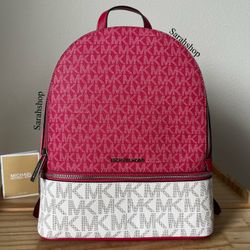 Michael Kors Rhea medium zip backpack 