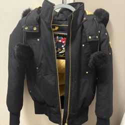 Black/Gold Moose Knuckle Coat