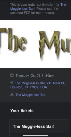 HARRY POTTER POP-UP BAR