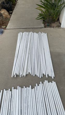 1/2 Inch Schedule 40 PVC Pipe 4 Feet Long