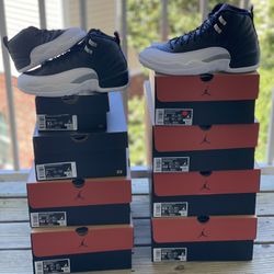 BRAND NEW JORDAN 12 “PLAYOFF” FOR SALE! PS SIZE 10c $80 GS SIZE 7 $190  MEN SIZES 8, 9, 10, & 10.5 $270
