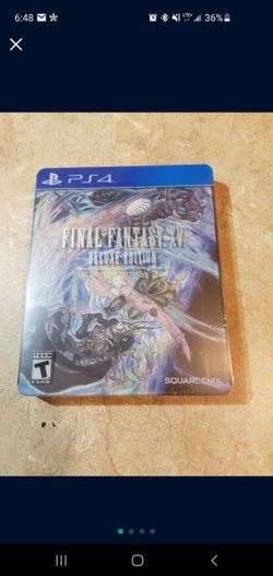 RARE*Final Fantasy Xv Deluxe Edition w *STEELBOOK * NEVER OPENED *RARE Collectors Item