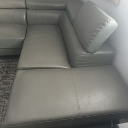 Real Leather Sectional Sofa 