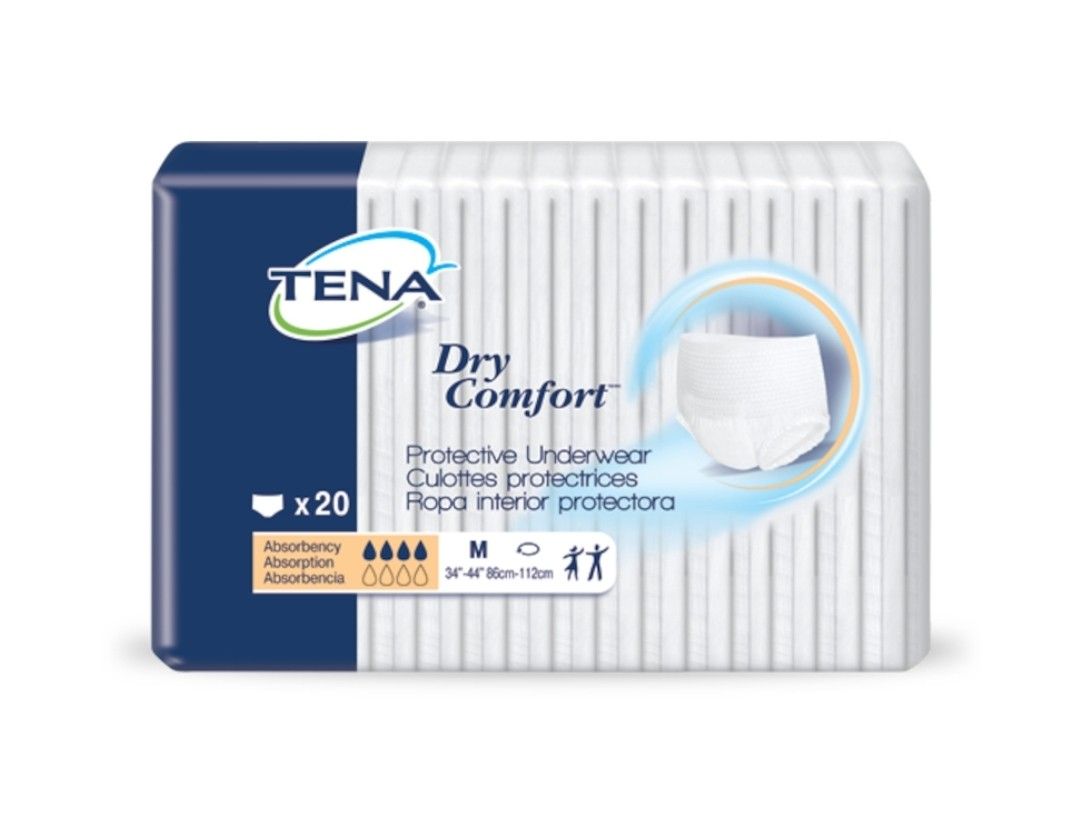 TENA Dry Comfort Protective Incontinence Underwear. Medium, 20ct