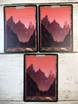 MTG Bundle Unhinged Full Art Mountain + Forest
