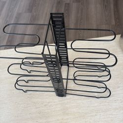 Metal Tool Free Installation Adjustable 8-Tier Pot Rack
