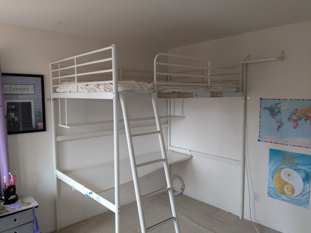 IKEA Loft Bed / Desk Combo