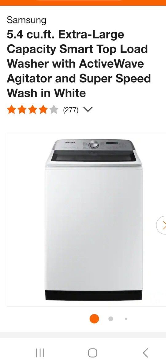 Washer Samsung smart washer 