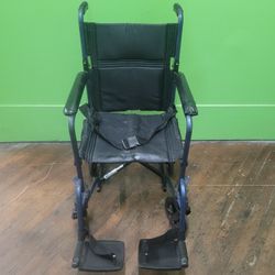 TRANSPORT WHEELCHAIR STANDARD w/FOOT RESTS