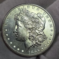 1885-P Morgan Silver Dollar BU