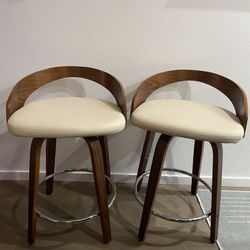 Walnut Bar Stools