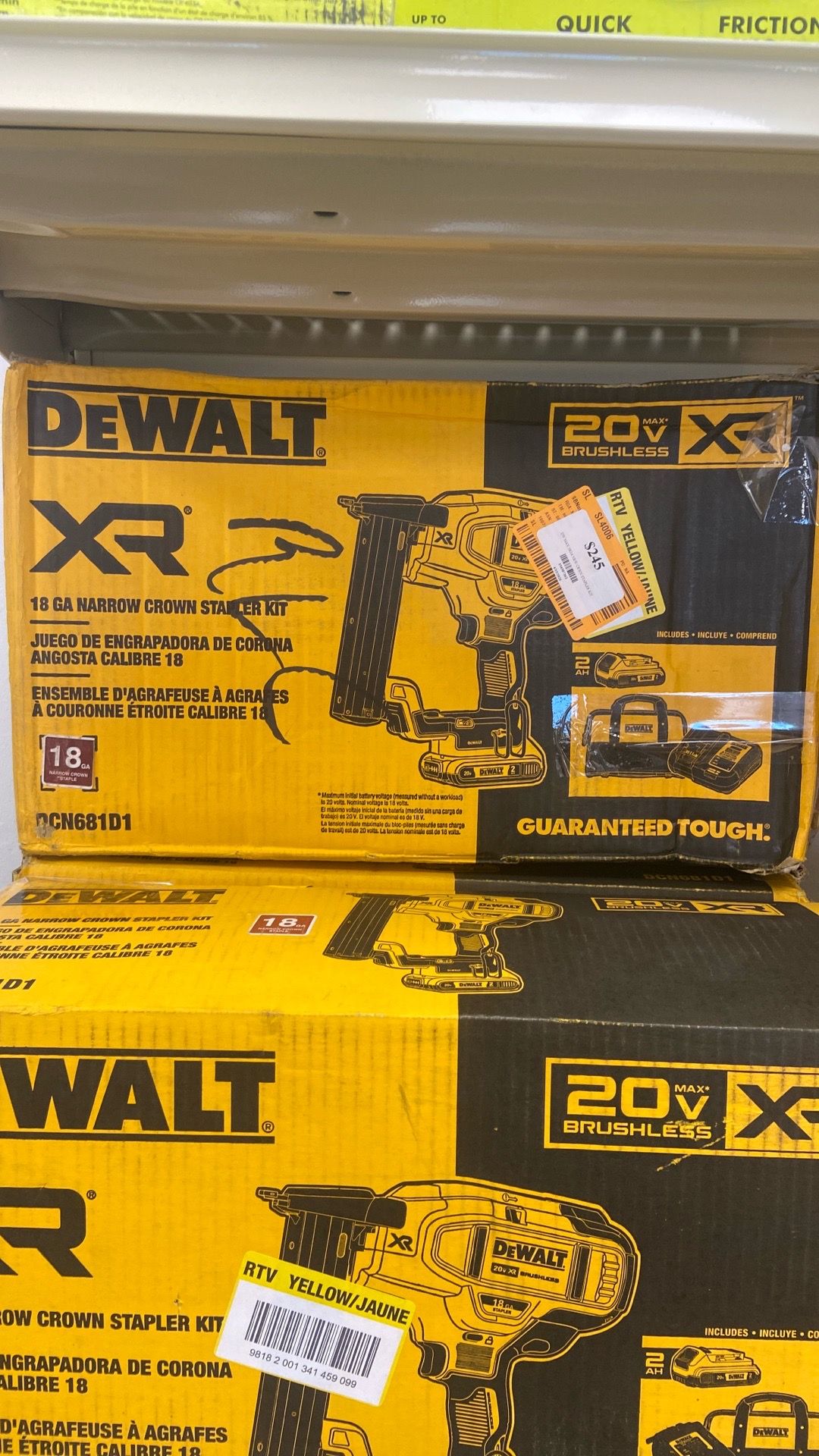 Dewalt Max 16GA NRW CRWN Stapler Kit