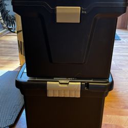 2 Portable File Totes - FREE