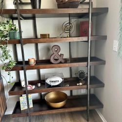 Modern Wooden Bookcase/Shelves