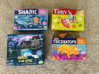4 Floor Puzzles for Kids by Peaceable Kingdom