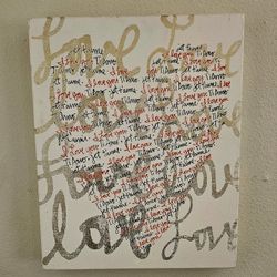 LOVE ARTWORK ❤️ Wall Hanging/Picture/Canvas