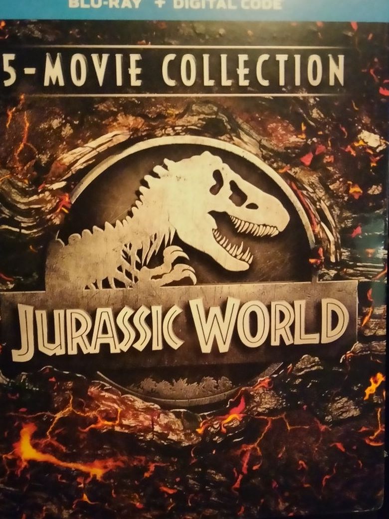 Available Between Blu-ray Brand New Jurassic Park 5 Movie Collection