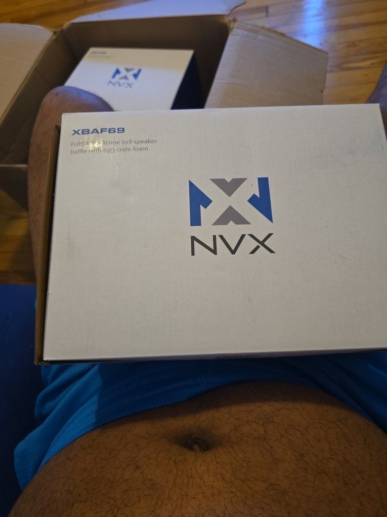 NVX 6×9 Speakers 2 Piece Universal 6x9" Silicone Rubber Speaker Baffles with Self Adhesive Foam Base Pad

