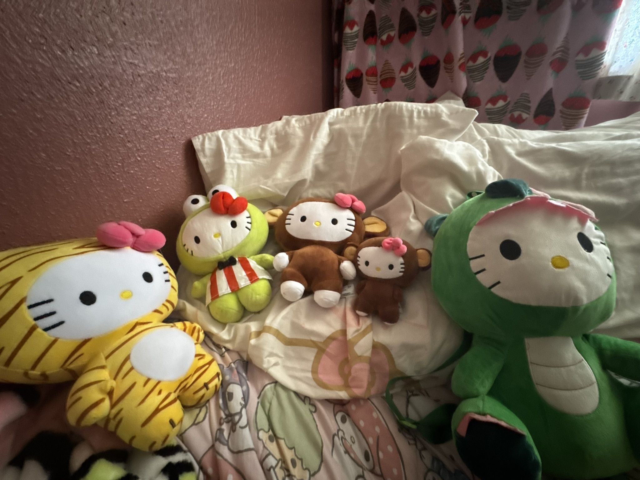 Hello kitty plushies